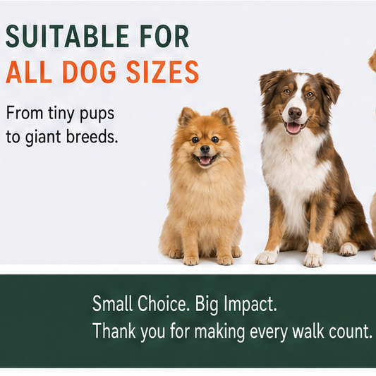 cornstarch dog waste bags eco-friendly leak-proof rolls