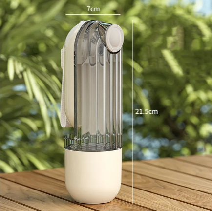 detachable washable dog food and water bottle for travel