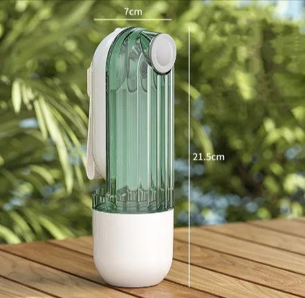lightweight dog water bottle with wide mouth opening