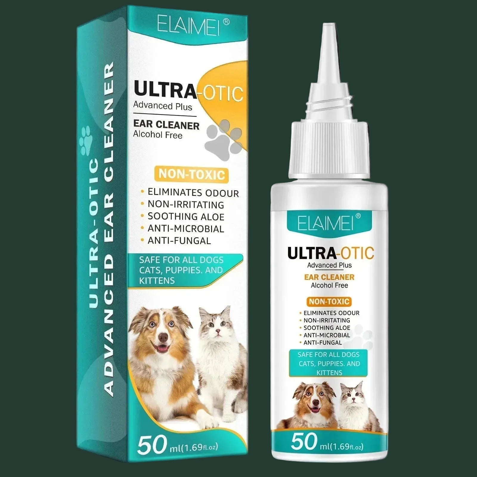 vet-safe pet ear cleaner prevents infections and removes wax