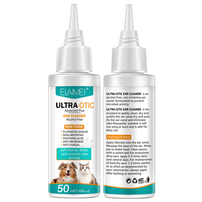 compact 50ml dog ear cleaner easy to apply gentle formula