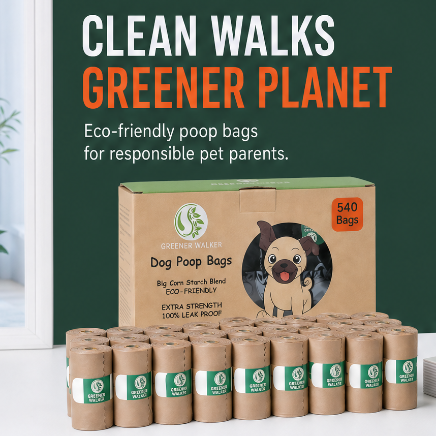 biodegradable poop bags 36 rolls 15 bags per roll paper packaging